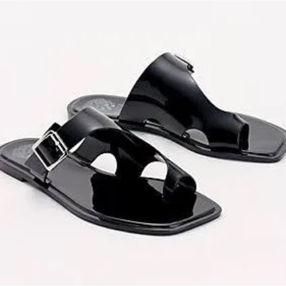 Chic Black Slide Sandals